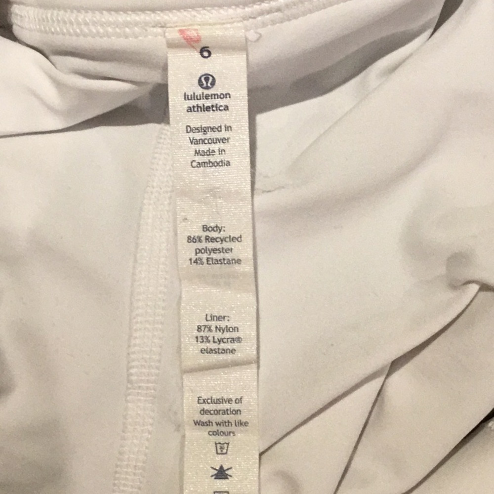 lululemon Blurry‎ Belle Multi Pleated Tennis Skort Time To Shine Swift Ultra 6 - Picture 6 of 9